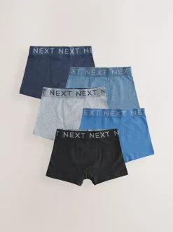 Ondergoed*Next Blauw/grijs - Verpakking van 5 trunks (1,5-16jr)