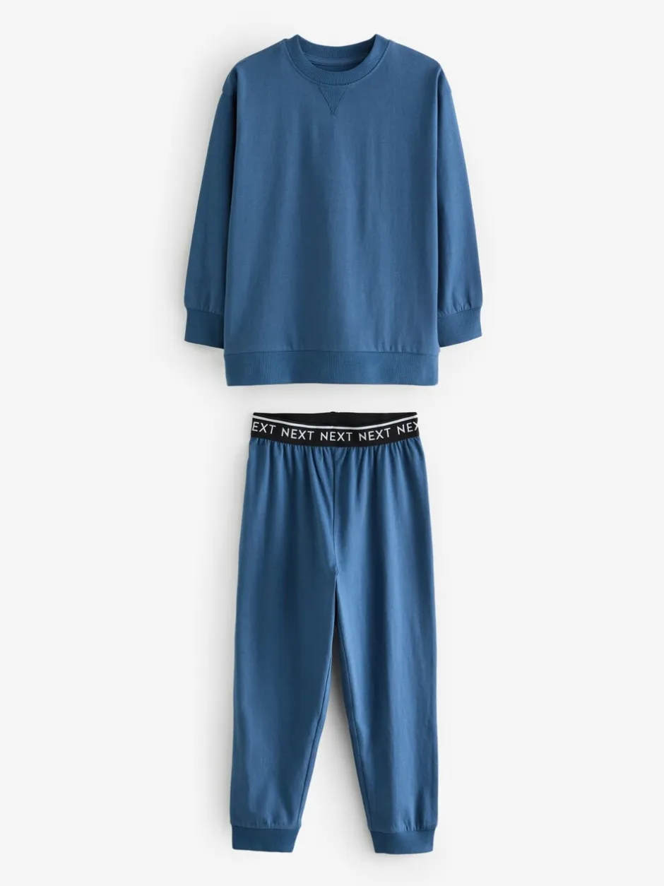 Pyjama's|Nachtkleding En Pyjama's|Next Blauw/grijs/antracietkleurig - Pyjama met korte pijpen 3 stuks (3-16jaar) (3-16jaar)