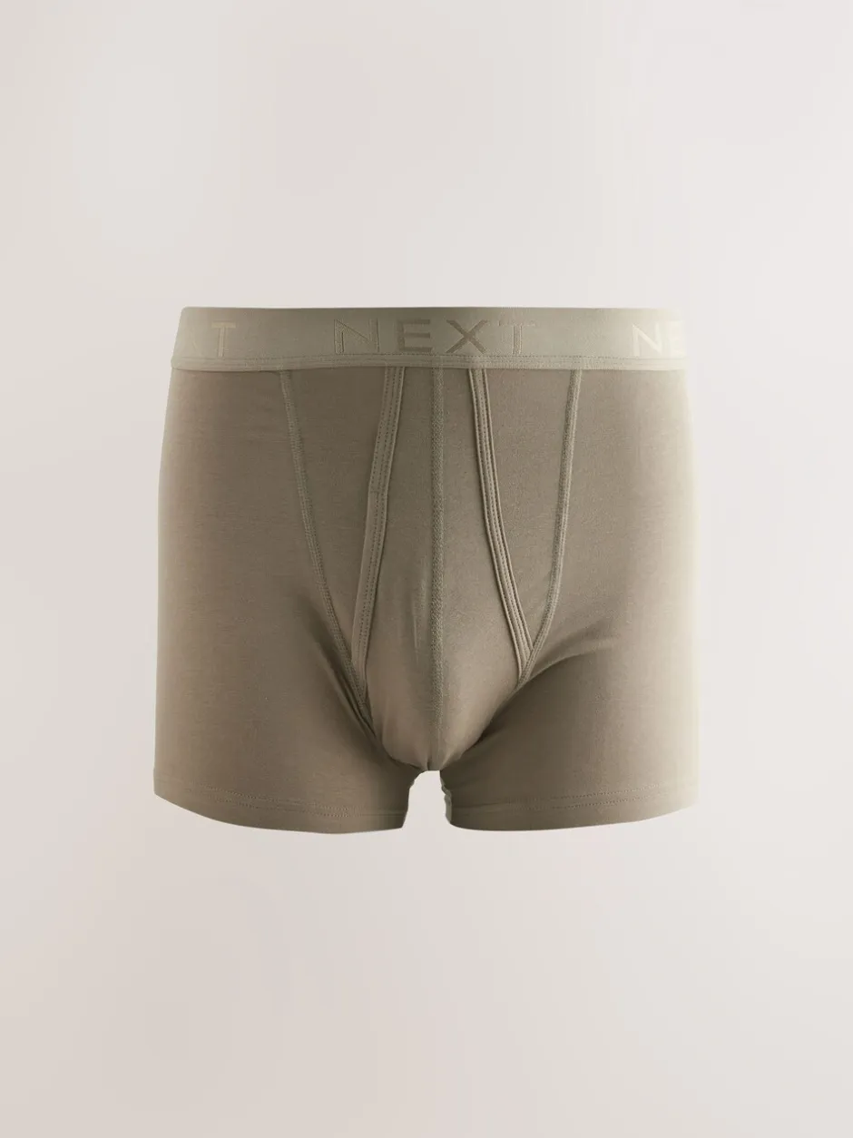 Ondergoed|Ondergoed*Next - Verpakking van 5 - Boxershorts met A-voorkant Blauw/grijs/ecru/rood/zwart