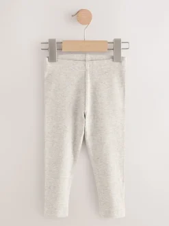 Multipacks*Next - Verpakking van 5 geribbelde Leggings (3mnd -7jr) Blauw/grijs/gestreept