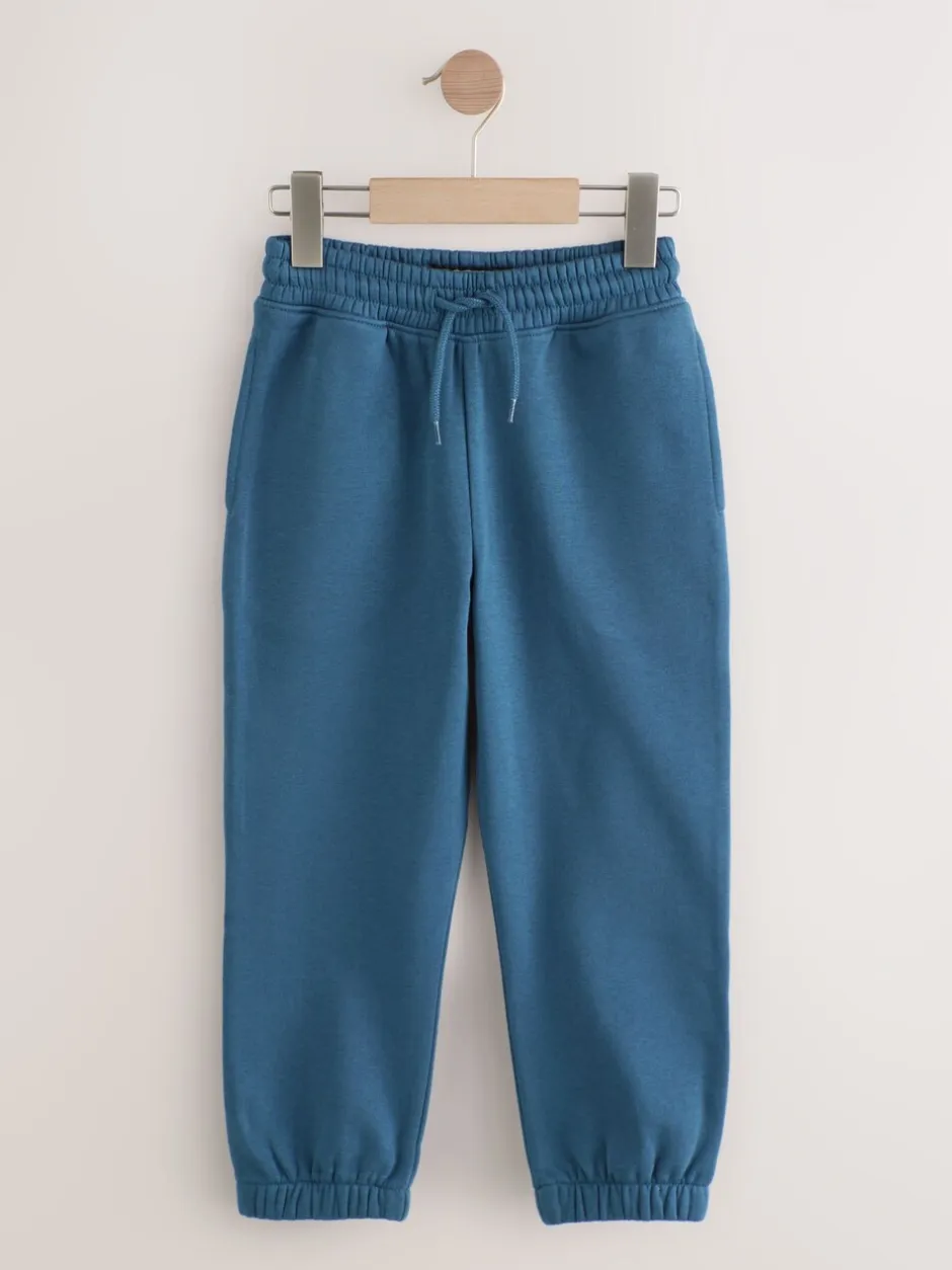 Joggingbroeken|Next - Basic joggingbroeken, set van 5 (3-16jaar) Blauw/grijs/zwart