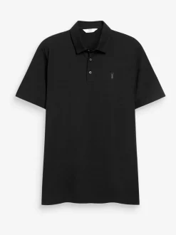 Poloshirts*Next Blauw/grijs/zwart - Set van 3 jersey poloshirts met korte mouwen