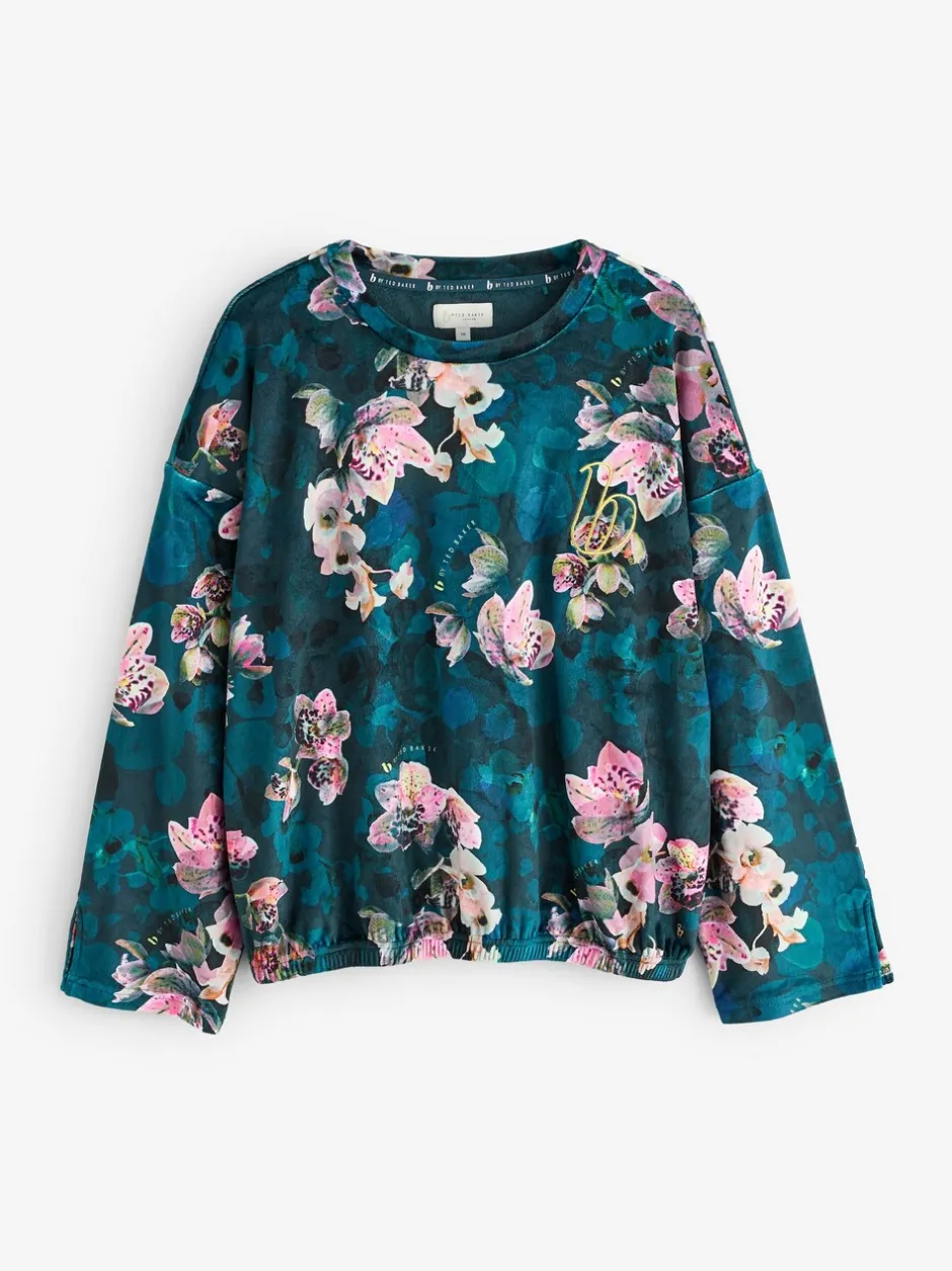 Pyjama's|Loungewear*B by Ted Baker - Cosy Twosie Pyjamas Blauwgroen