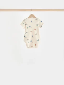 Rompertjes En Hemdjes|Rompertjes En Hemdjes|Next Blauwgroen - Baby 100% katoenen bodysuits verpakking van 7