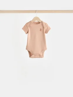 Rompertjes En Hemdjes|Rompertjes En Hemdjes|Next Blauwgroen - Baby 100% katoenen bodysuits verpakking van 7