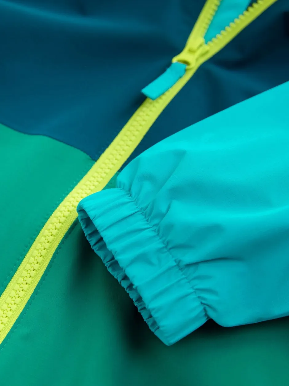 Jassen, Jacks En Kinderwagenpakjes|Jassen En Jacks|Next Blauw/Groen - Colourblock Puddlesuit (3mths-7yrs)