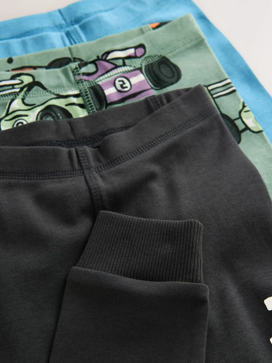 Nachtkleding En Pyjama's|Pyjama's*Next Blauw/Groen - Mini Knusse Pyjama's 3 Set (9mnd-10jr)