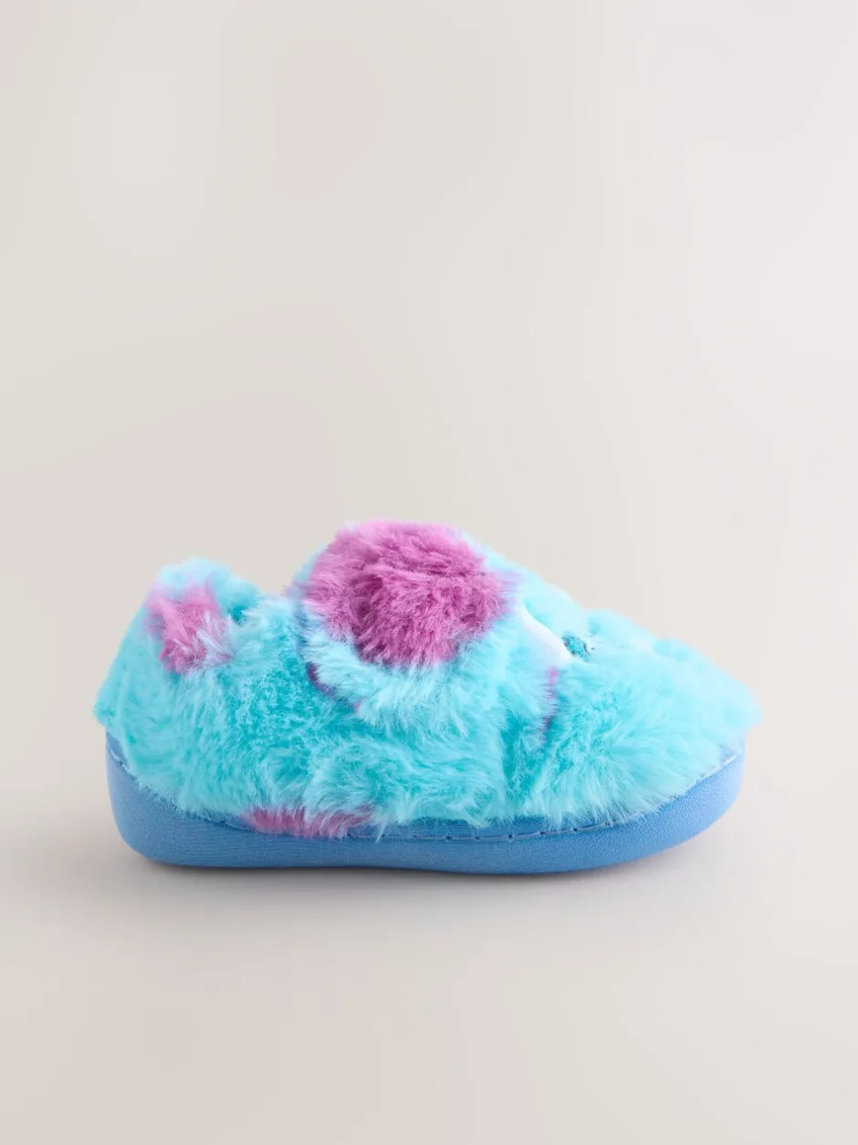 Pantoffels|Next Blauw/Groen - Monsters Inc Fluffy Cupsole Slippers