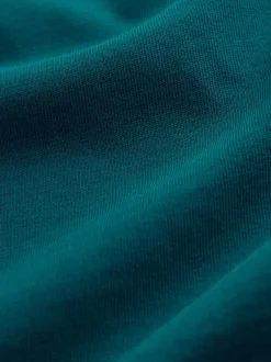T-Shirts En Hemden|Next Blauwgroen - Normale Pasvorm - Essentieel katoenen T-shirt met ronde hals