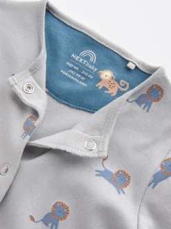 Multipacks|Babypakjes En Babypyjama's*Next Blauwgroen - Set van 5 baby-pyjama's met patroon (0-2jr)
