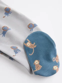 Multipacks|Babypakjes En Babypyjama's*Next Blauwgroen - Set van 5 baby-pyjama's met patroon (0-2jr)