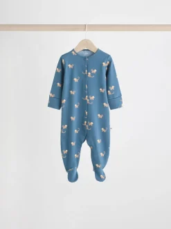 Multipacks|Babypakjes En Babypyjama's*Next Blauwgroen - Set van 5 baby-pyjama's met patroon (0-2jr)