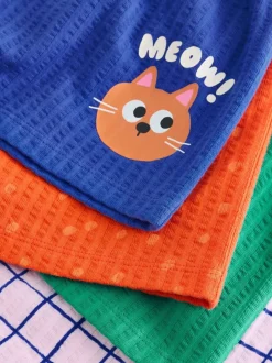 Shorts*Next - Set van 4 shorts (3 mnd-7 jr) Blauw/Groen