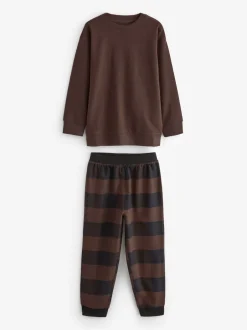 Pyjama's|Nachtkleding En Pyjama's|Next - Verpakking van 3 geweven geruite pyjama's (3-16 jr) Blauw/Groen/Bruin
