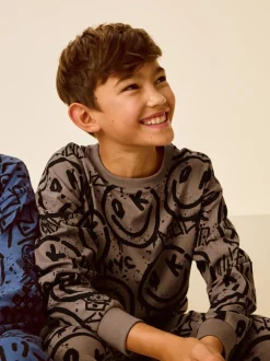 Pyjama's|Nachtkleding En Pyjama's*Next Blauw/Groen/Naturel personage - Verpakking van 3 pyjama's met lange mouwen (3-16 jr)