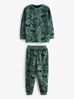 Pyjama's|Nachtkleding En Pyjama's*Next Blauw/Groen/Naturel personage - Verpakking van 3 pyjama's met lange mouwen (3-16 jr)
