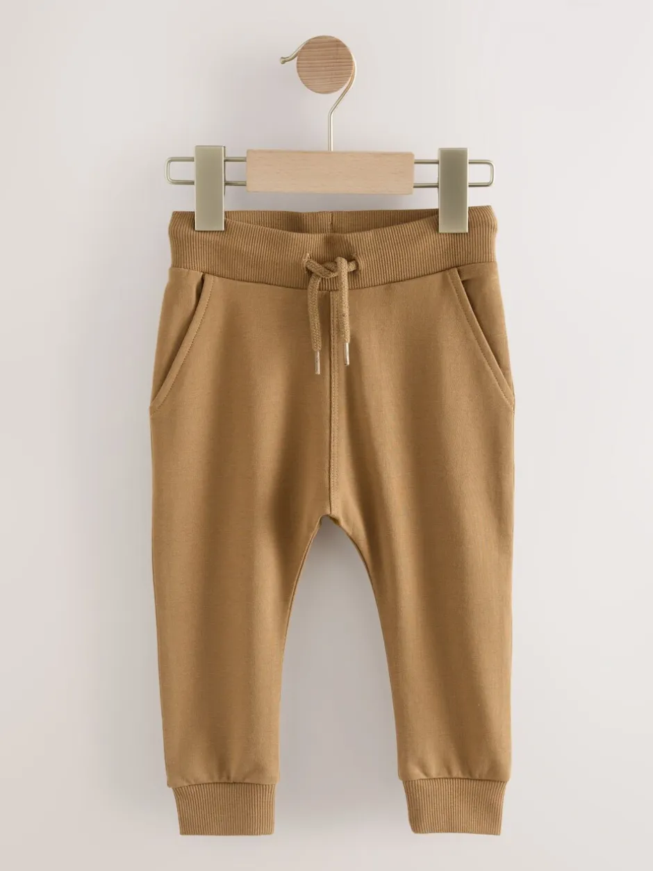 Multipacks|Jeans En Joggingbroeken|Next - Set van 3 superskinny joggingbroeken (3 mnd-7 jr) Blauw/Lichtbruin/Antracietgrijs