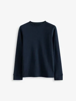 Ondergoed|Schoolkleding*Next Blauw/marine - 2 -pack thermische tops met lange mouwen (2-16jr)