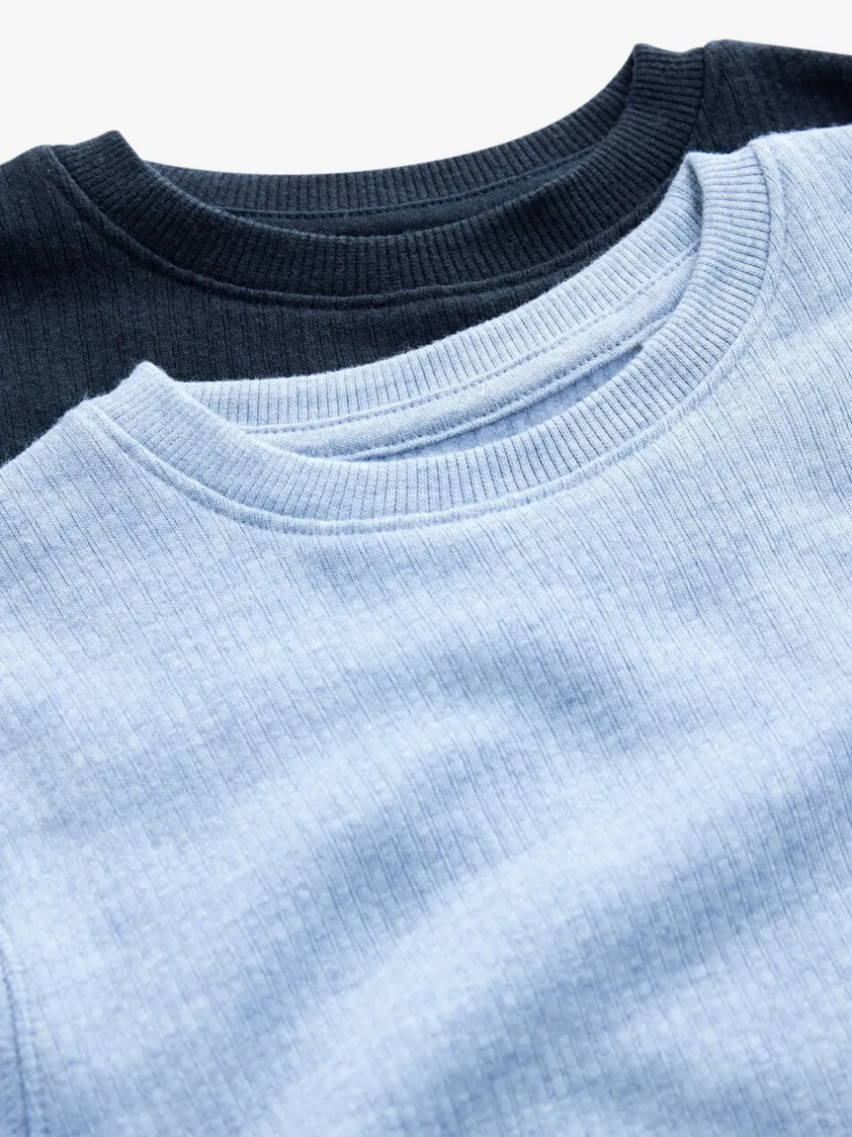 Ondergoed|Schoolkleding*Next Blauw/marine - 2 -pack thermische tops met lange mouwen (2-16jr)