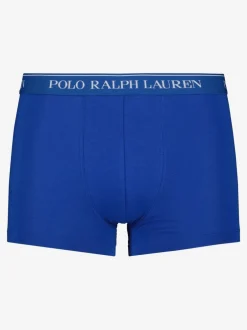 Ondergoed|Ondergoed*Polo Ralph Lauren Blauw/marine - verpakking van 3 stretchy katoenen boxershorts