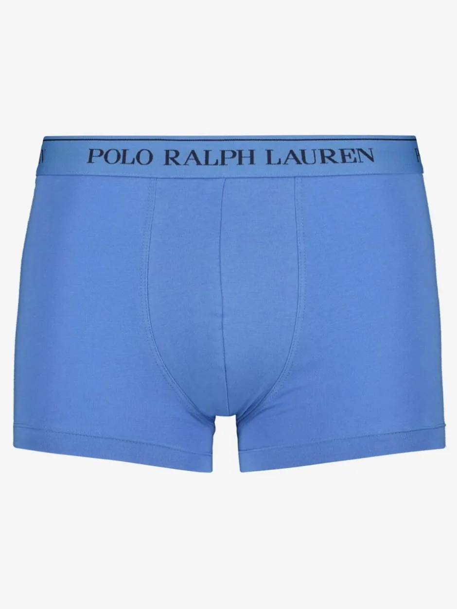 Ondergoed|Ondergoed*Polo Ralph Lauren Blauw/marine - verpakking van 3 stretchy katoenen boxershorts