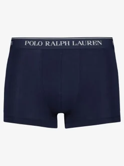 Ondergoed|Ondergoed*Polo Ralph Lauren Blauw/marine - verpakking van 3 stretchy katoenen boxershorts