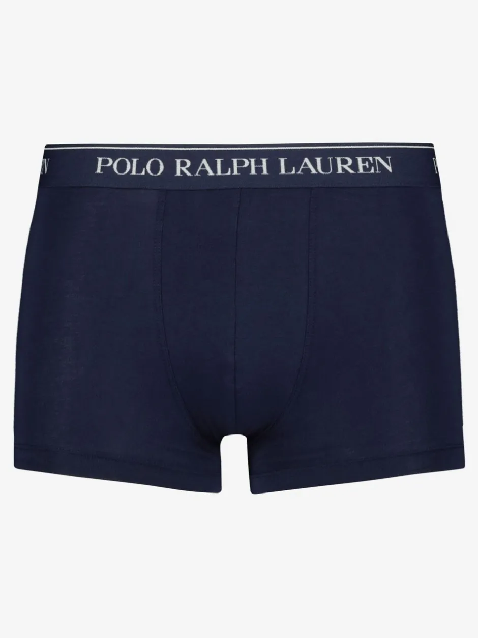 Ondergoed|Ondergoed*Polo Ralph Lauren Blauw/marine - verpakking van 3 stretchy katoenen boxershorts