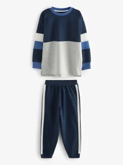 Pyjama's|Nachtkleding En Pyjama's*Next Blauw/marineblauw/grijs - Pyjama met korte pijpen 3 stuks (3-16jaar) (3-16jaar)