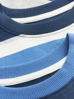 Pyjama's|Nachtkleding En Pyjama's*Next Blauw/marineblauw/grijs - Pyjama met korte pijpen 3 stuks (3-16jaar) (3-16jaar)