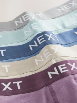 Ondergoed|Ondergoed*Next - Set van 5 hipster-boxershorts Blauw/neutraal