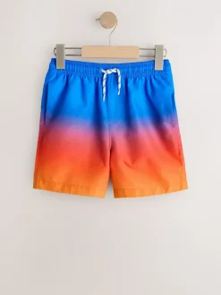 Badkleding|Next - Ombré Zwembroek (3-16jr) Blauw/oranje