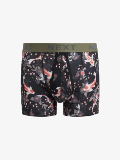 Ondergoed|Ondergoed*Next - Animal - 4 Boxershorts zonder plooi Blauw/paars