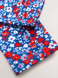 Broeken En Leggings|Next Blauw-rood gebloemd - Legging (3-16 jr)