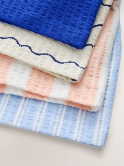 Shorts|Shorts En Rokken*Next - Set van 4 shorts (3 mnd-7 jr) blauw/roze