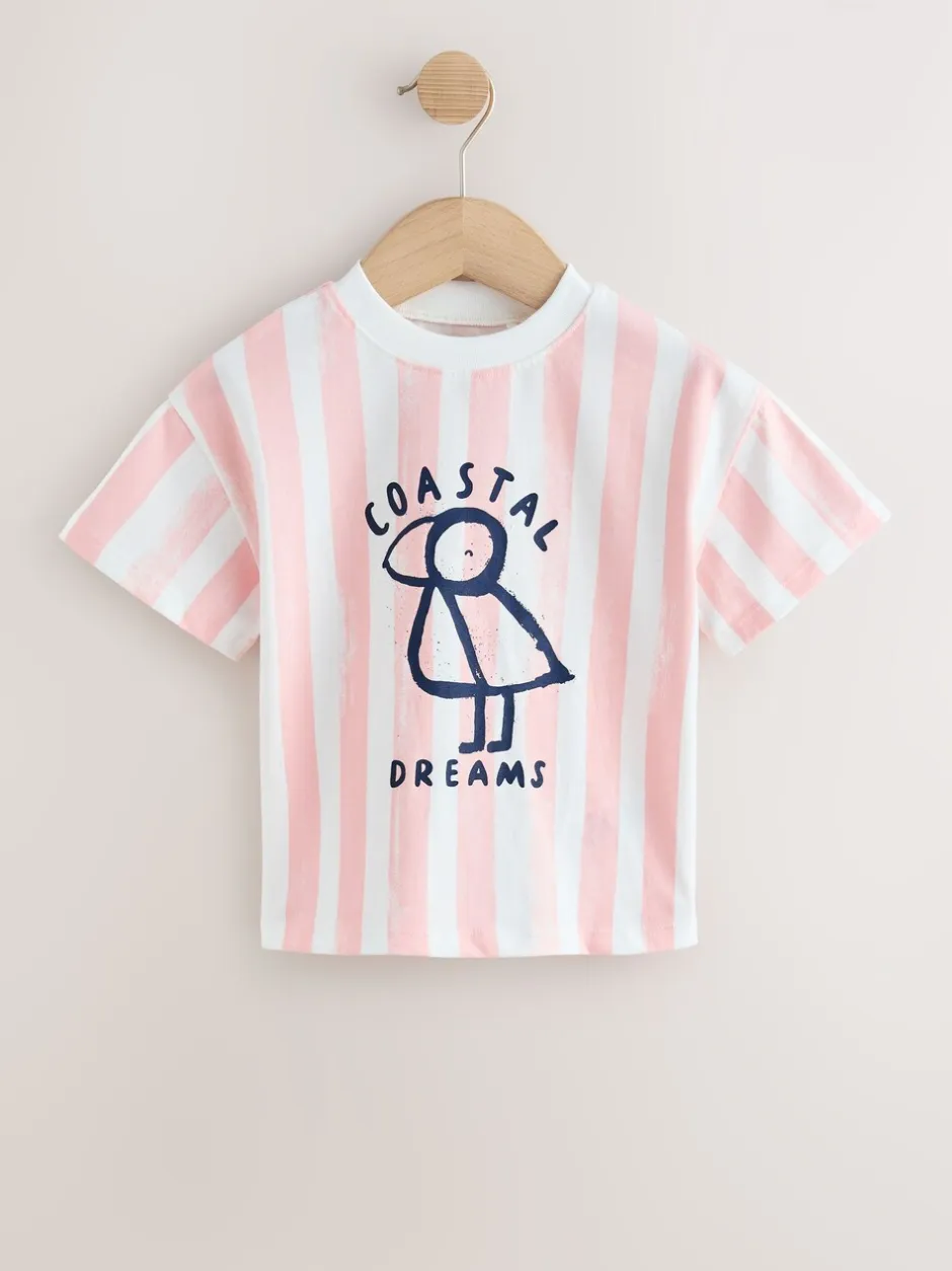 T-Shirts*Next blauw/roze - T-Shirts 4 Pack (3mths-7yrs)