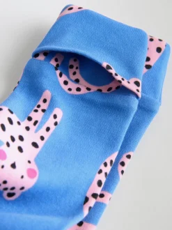 Multipacks|Babypakjes En Babypyjama's*Next Blauw/roze met karakteristieke dierenprint - 3 Pack Baby-pyjama's met tweewegrits (0mnd -2jr)