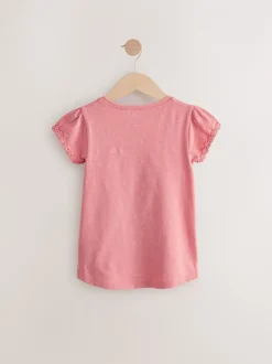 T-Shirts|Tops|Next Blauw/roze/wit - Verpakking van 3 T-shirts met madeliefjesrand (1,5 - 16 jr)