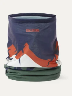 Mutsen, Sjaals En Handschoenen|Sealskinz Blauw/steen - - Harpley waterafstotende nekwarmende sjaal