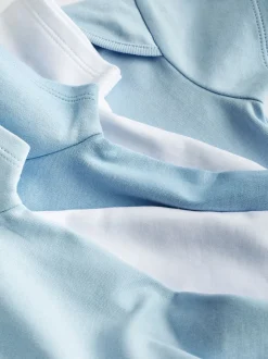 Rompertjes En Hemdjes|Rompertjes En Hemdjes*Next Blauw/wit - Effen babyrompertjes
