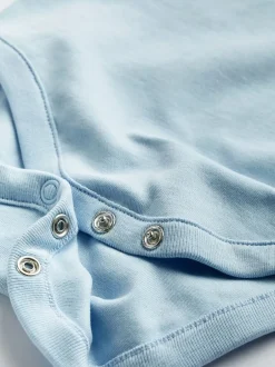 Rompertjes En Hemdjes|Rompertjes En Hemdjes*Next Blauw/wit - Effen babyrompertjes