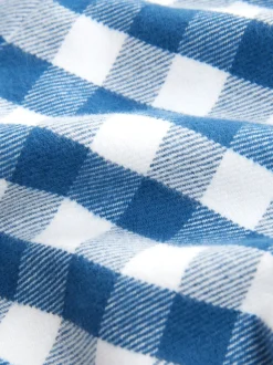 Pyjama's|Nachtkleding En Pyjama's|Next - Pyjama met knopen (9 mnd - 10 jr) Blauw-wit geruit