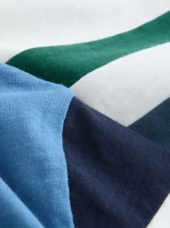T-Shirts|Tops*Next - Kleurblok T-shirts met lange mouwen 3 verpakking (3-16jr) Blauw/wit/groen