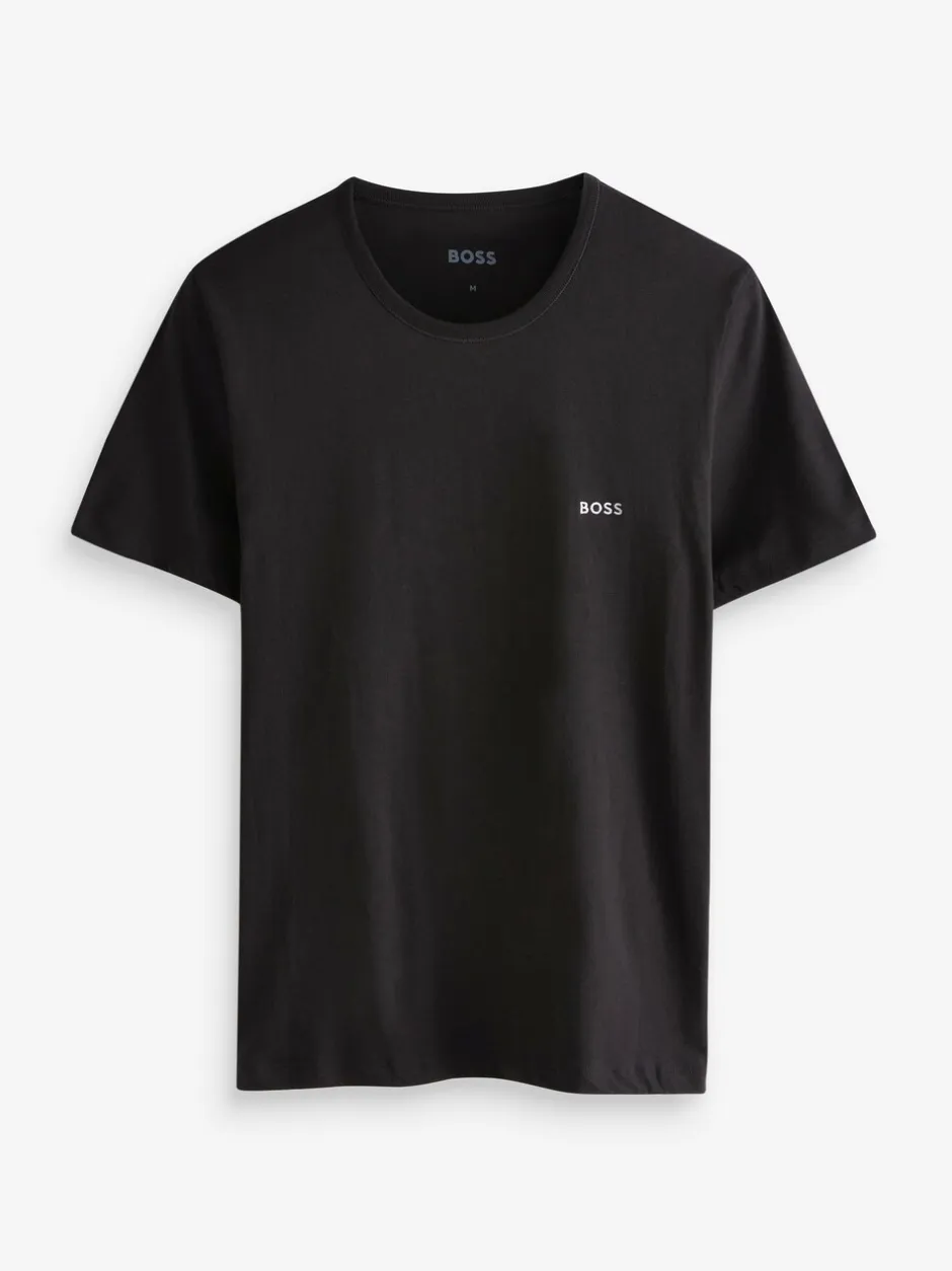 T-Shirts En Hemden|BOSS Blauw/wit/zwart - - 3 Klassieke T-shirts met ronde hals