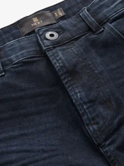 Jeans*Next Blauw-zwart - Enkele - Slim fit klassieke stretchy jeans