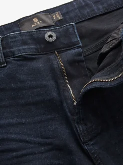 Jeans*Next Blauw-zwart - Enkele - Slim fit klassieke stretchy jeans