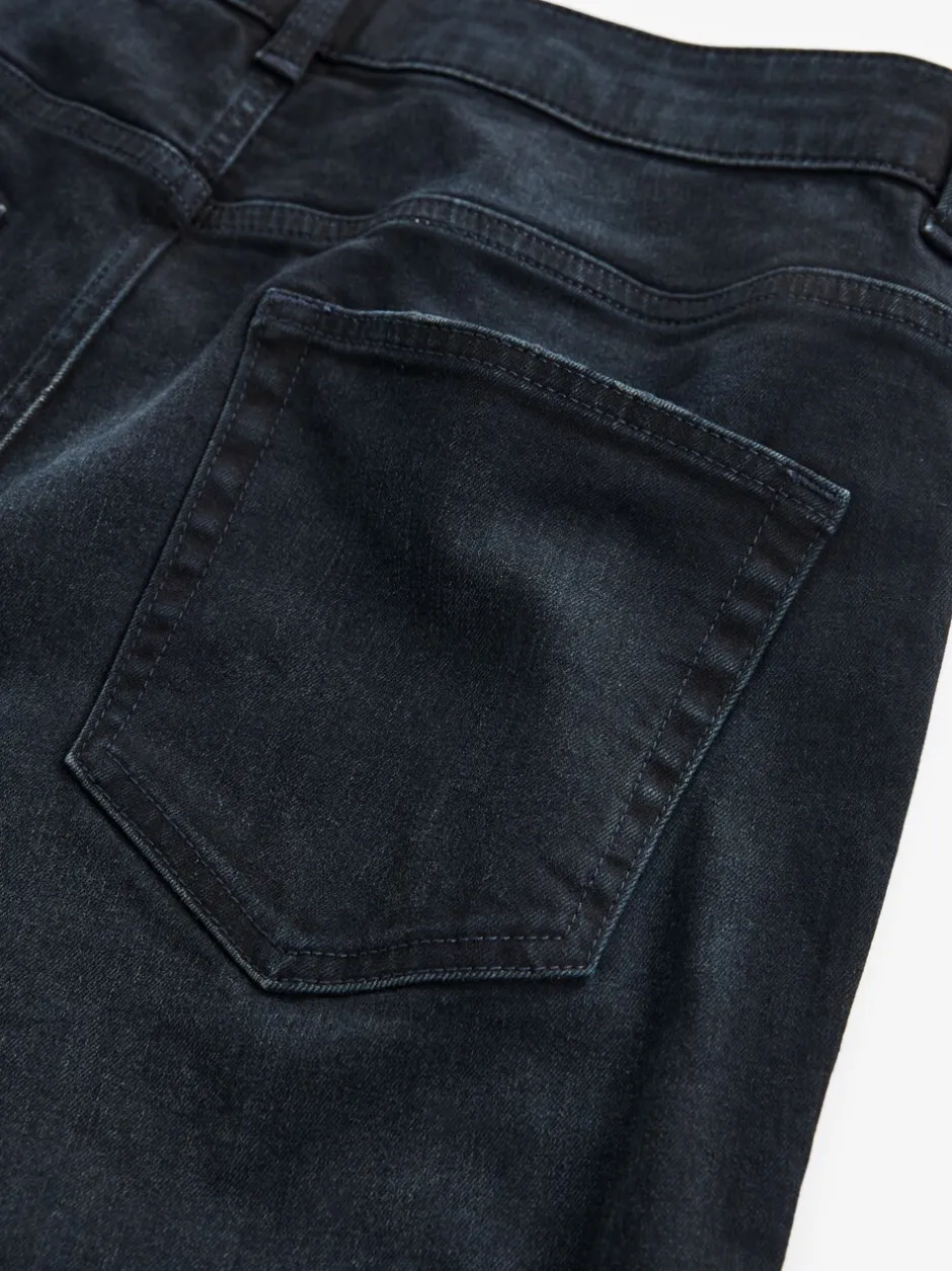 Jeans|Next Blauw-zwart - Rechte, klassieke jeans met stretch