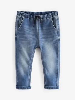 Multipacks|Jeans En Joggingbroeken*Next Blauw-zwart denim - Set van 2 superzachte jeans met stretch en elastische taille (3mnd-7jr)