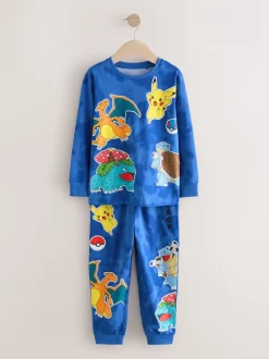 Pyjama's|Nachtkleding En Pyjama's*Next Blauw/zwart Pokemon - Licentie Joggingbroeken Pyjama's 2 verpakking (3-14jr)