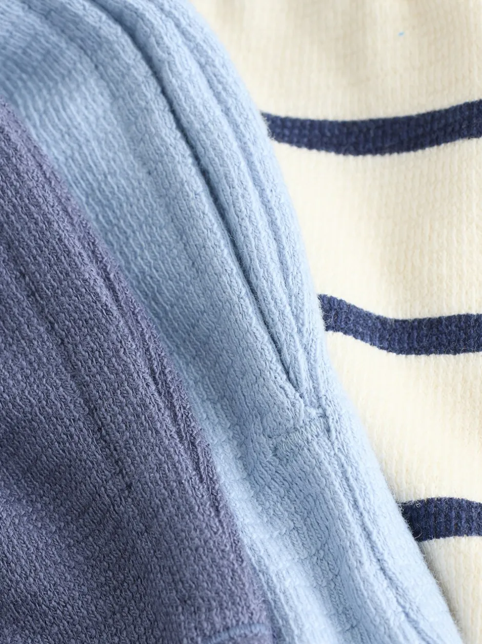 Shorts|Shorts*Next - Set van 3 shorts met textuur (3mnd-7jr) Blue And Striped