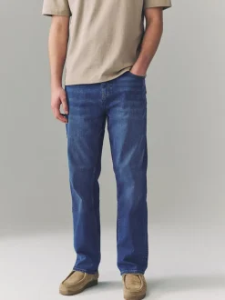 Jeans|Next Blue Authentic - Rechte, klassieke jeans met stretch